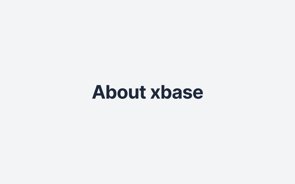 About xbase